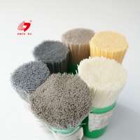 Nylon 610 abrasive brush filament for polishing