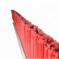 Red nylon flat forlift cleaning sweeper brush